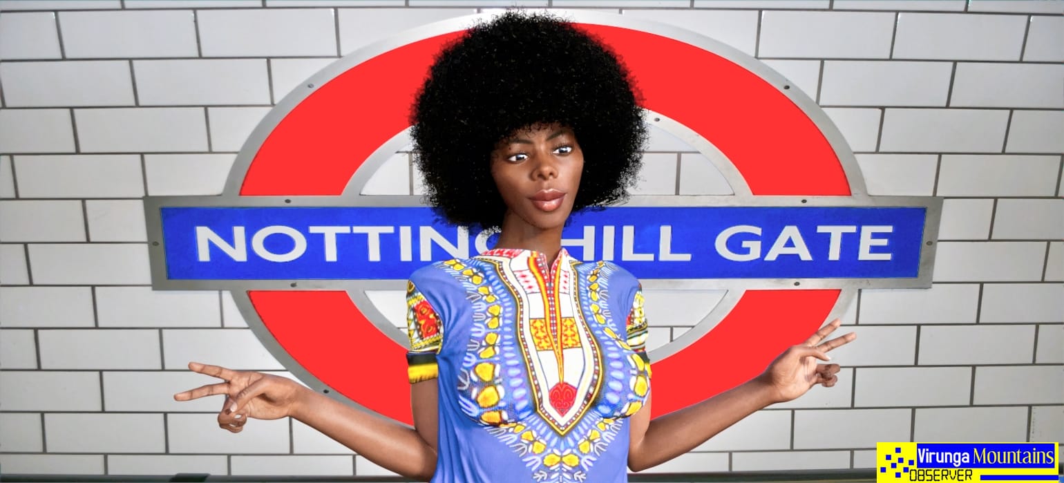 Congolese Model Shoot in Down town London